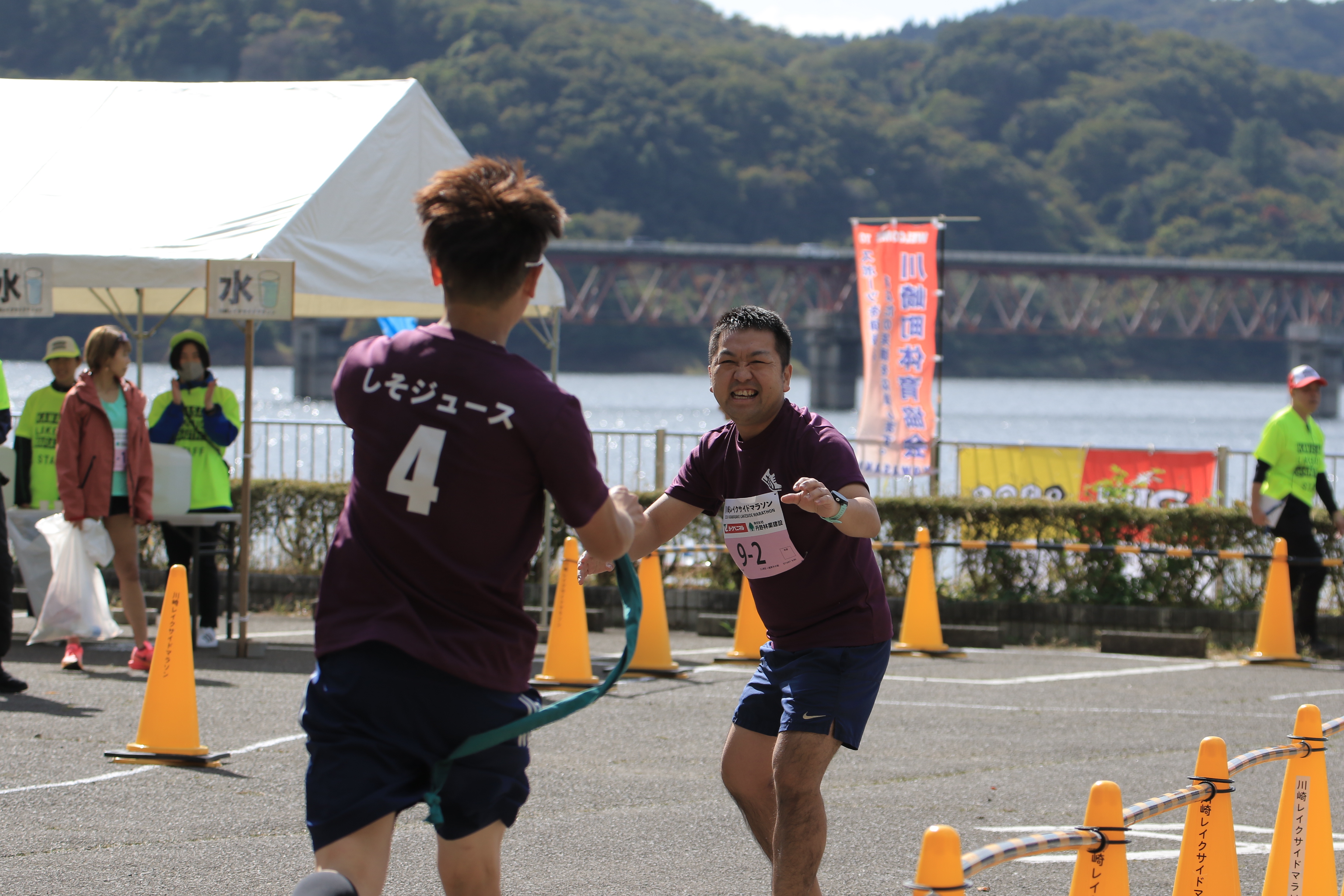 2人駅伝の様子
