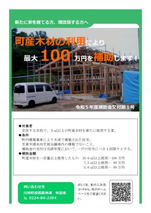 補助金チラシ