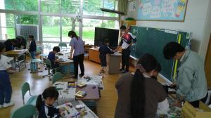 鳥絵付け