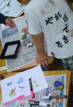 鳥絵付け